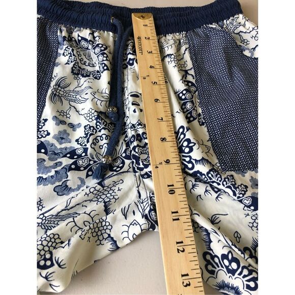 MNG by Mango Suite High Waisted Elastic Pull On Lounge Floral printed pants size - Picture 11 of 14